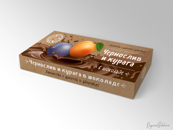 №2 Чернослив и курага в шоколаде, 220г в Реутове