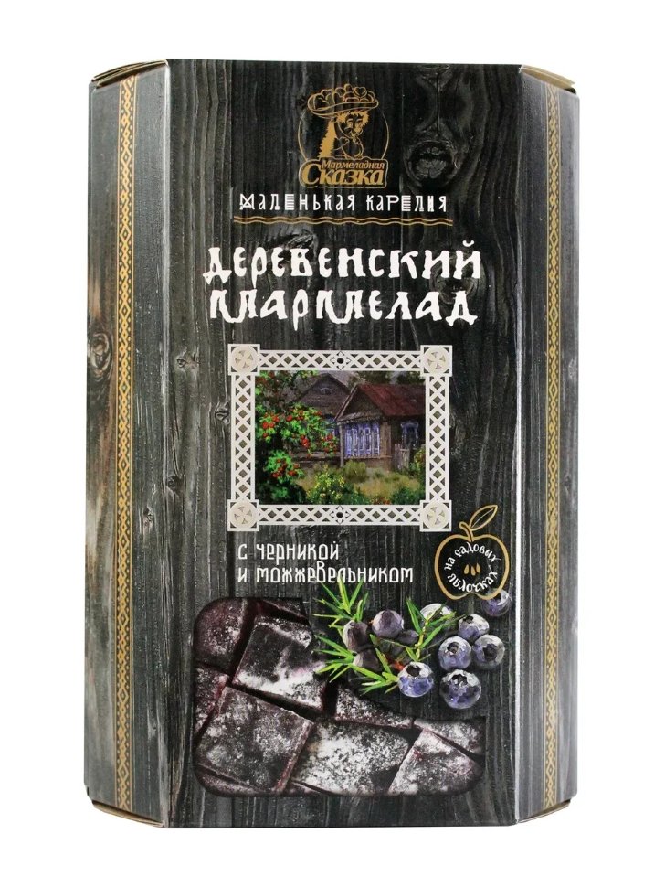  Мармелад деревенский "С черникой и можжевельником" 300г в Реутове