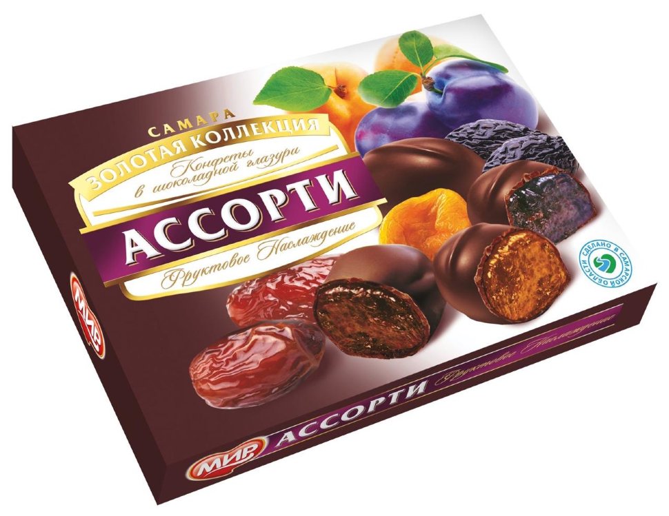  КФ МИР Фруктовое наслаждение (набор шоколадных конфет) 170г в Реутове